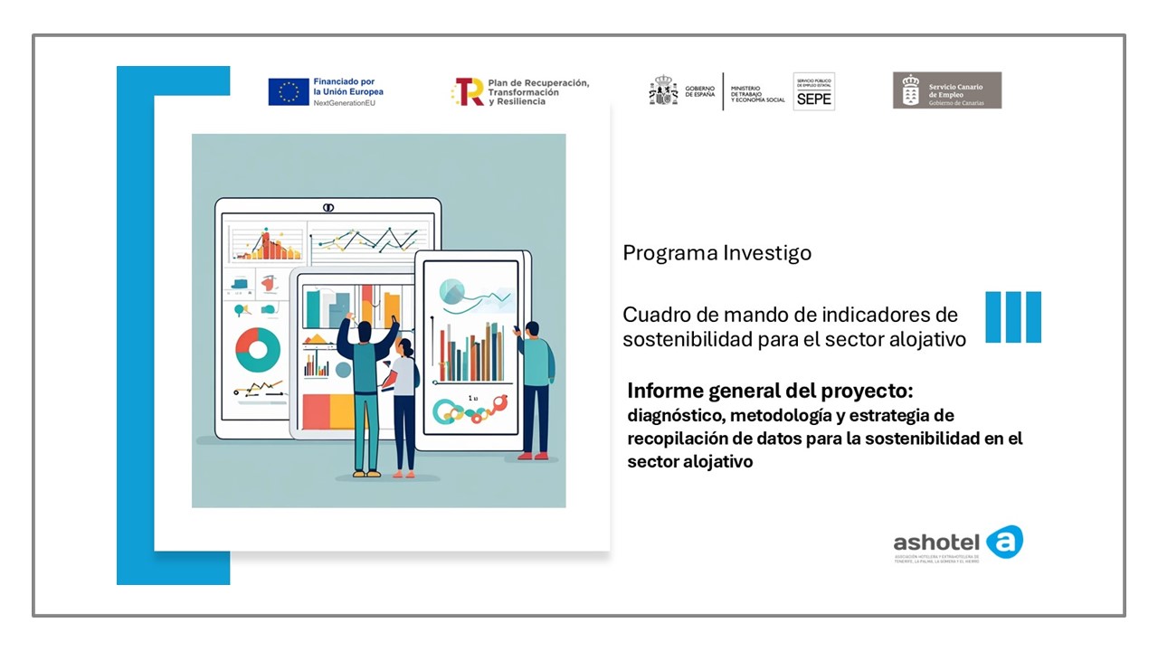 Informe Cuadro de mando de indicadores de sostenibilidad para el sector alojativo